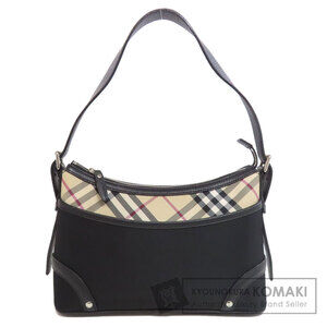 Burberry Nova Check One Shoulder Hobo Bag